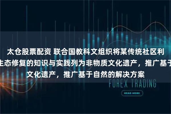 太仓股票配资 联合国教科文组织将某传统社区利用本土植物进行生态修复的知识与实践列为非物质文化遗产，推广基于自然的解决方案